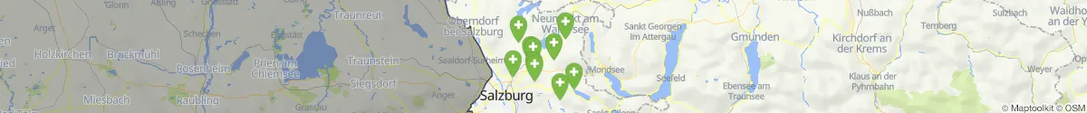 Map view for Pharmacies emergency services nearby Straßwalchen (Salzburg-Umgebung, Salzburg)